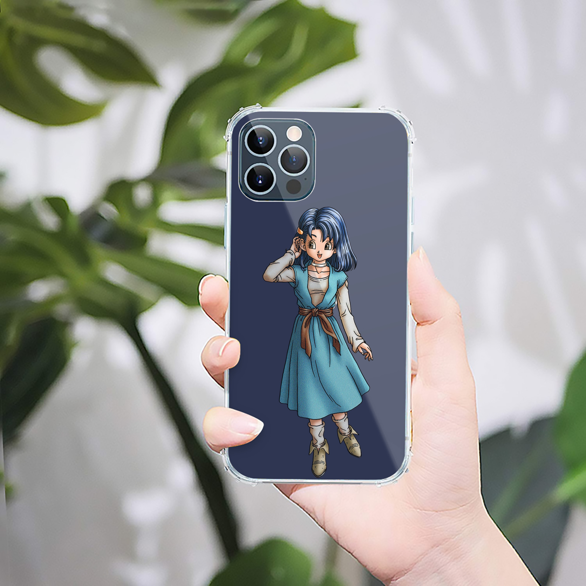 （画像用） ドラゴンクエスト Doragon Kuesuto Dragon Quest 【iPhone 12シリーズ対応】透明スマホケース（クリアソフトケース）